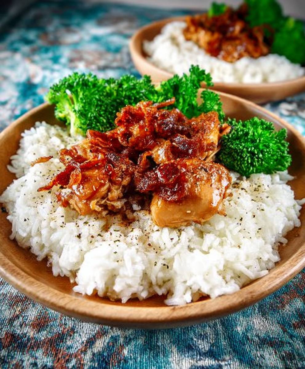 Honey Chicken and Rice
