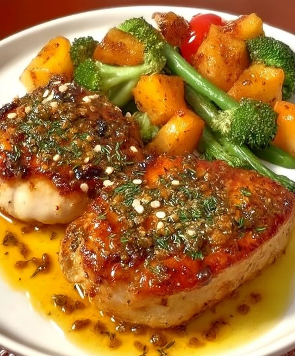 Venetian apricot chicken