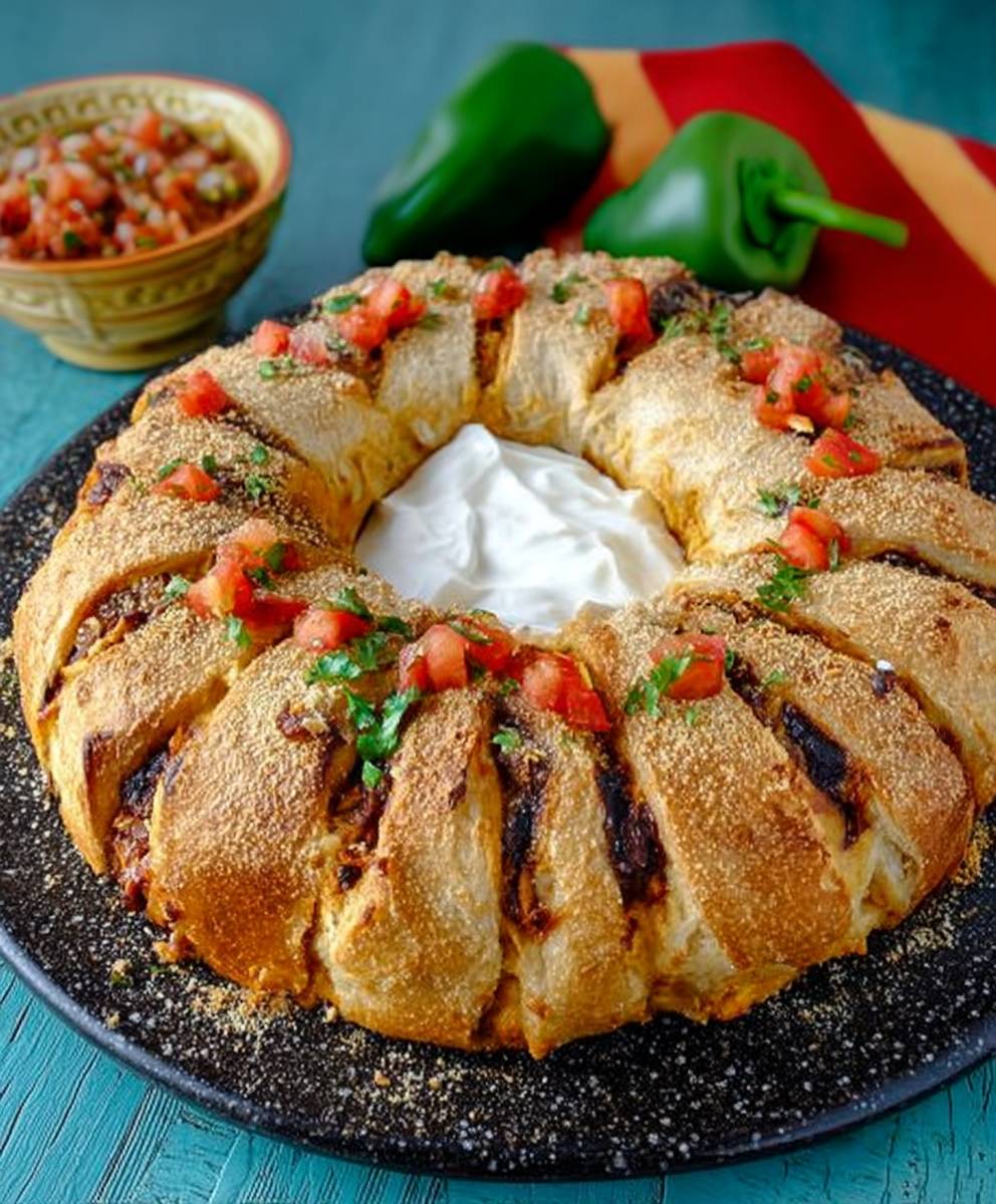 Chicken enchilada ring