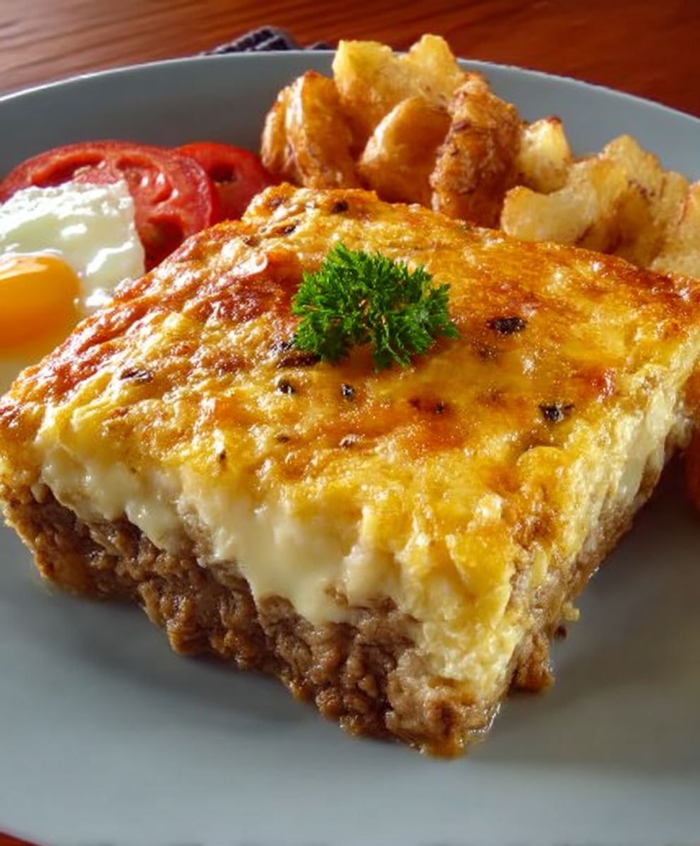 Ground Beef Eggs Casserole