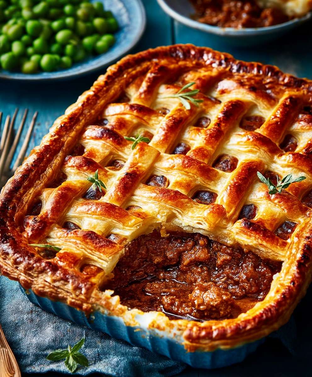 Beef mushroom pie