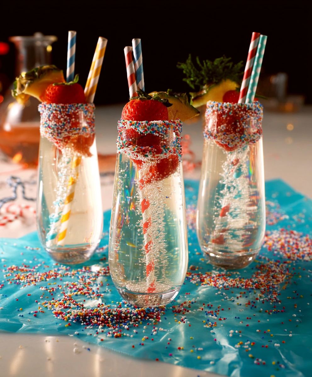 Confetti Champagne Cocktail