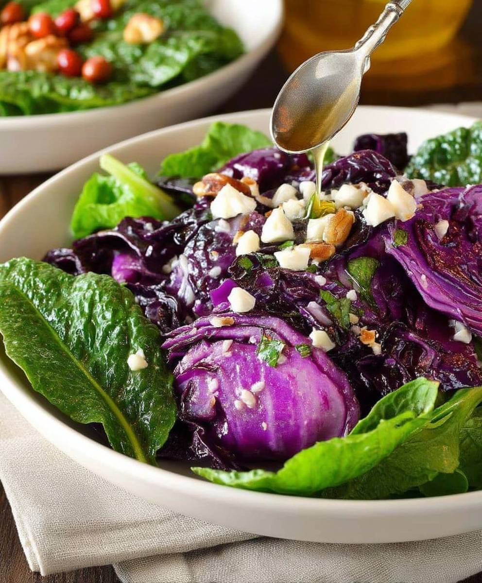 Garlic Butter Red Cabbage