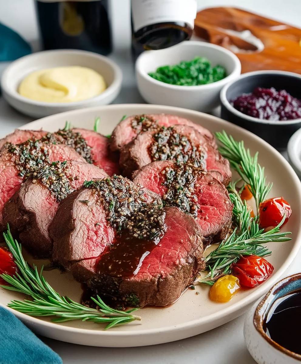 Beef Tenderloin Sauce Board