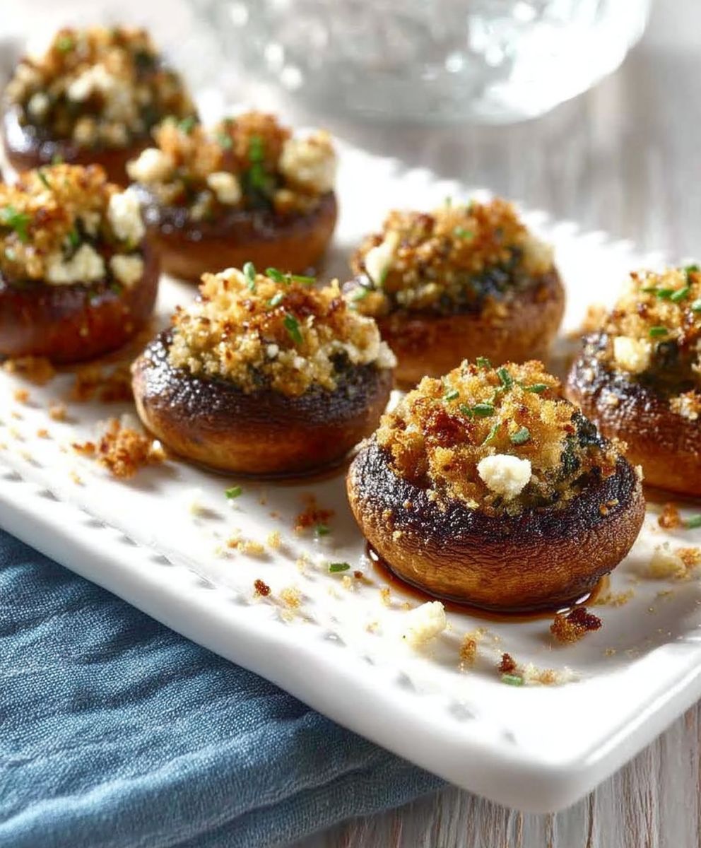 Garlic Stuffed Mushrooms
