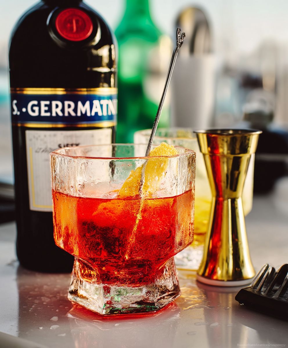 St Germain Negroni