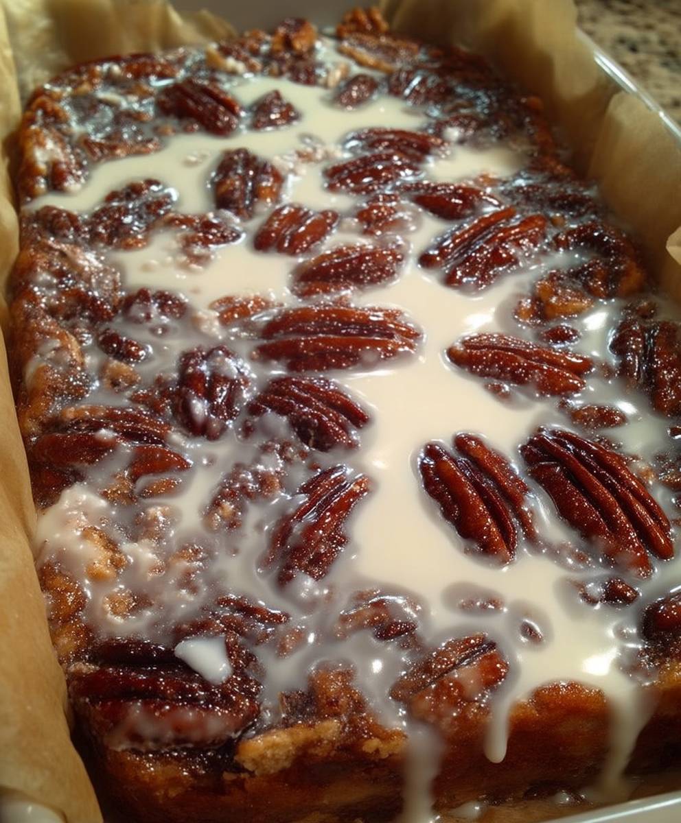 Cinnamon Bun Pecan Pie