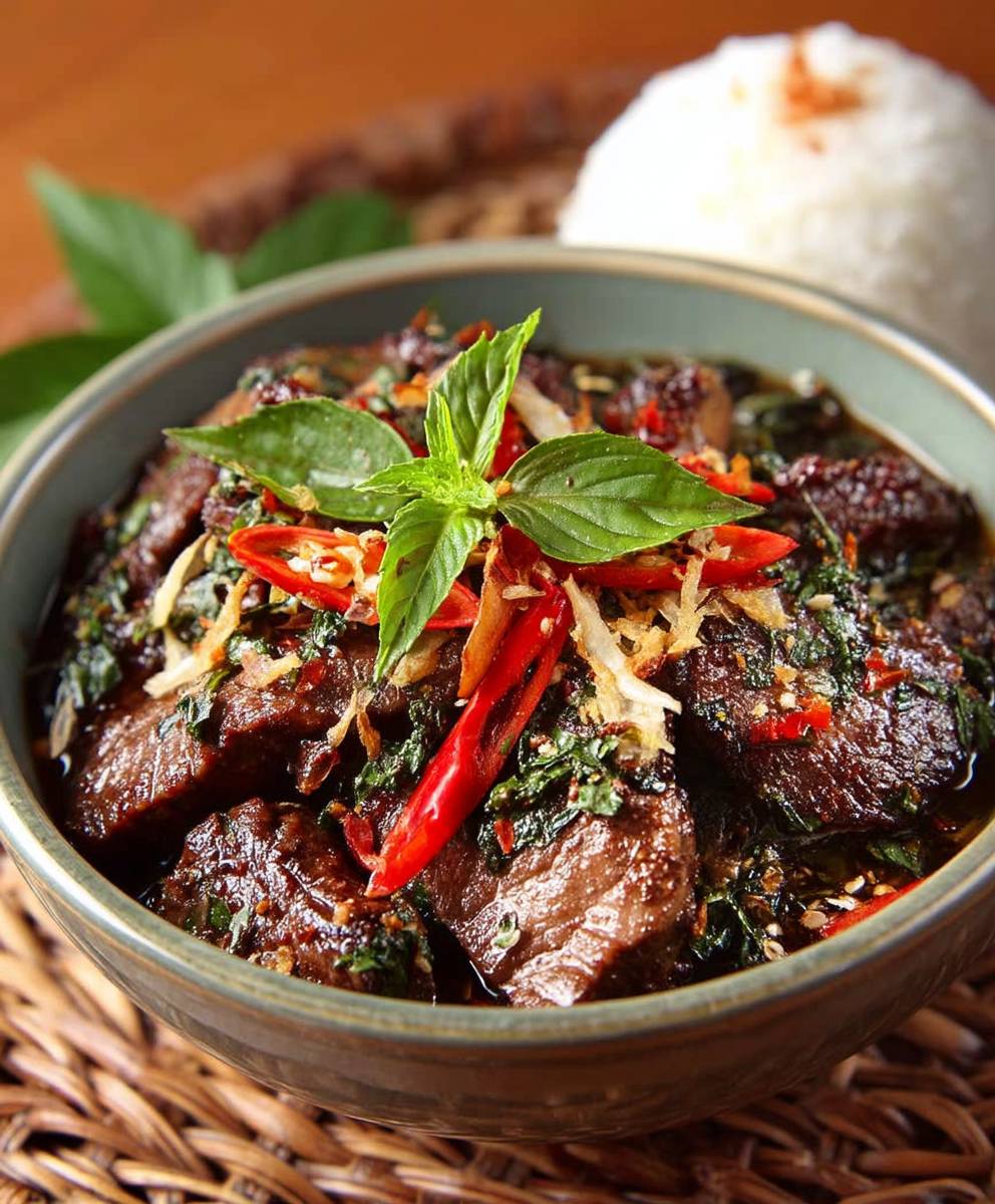 Thai Beef Basil Chiles
