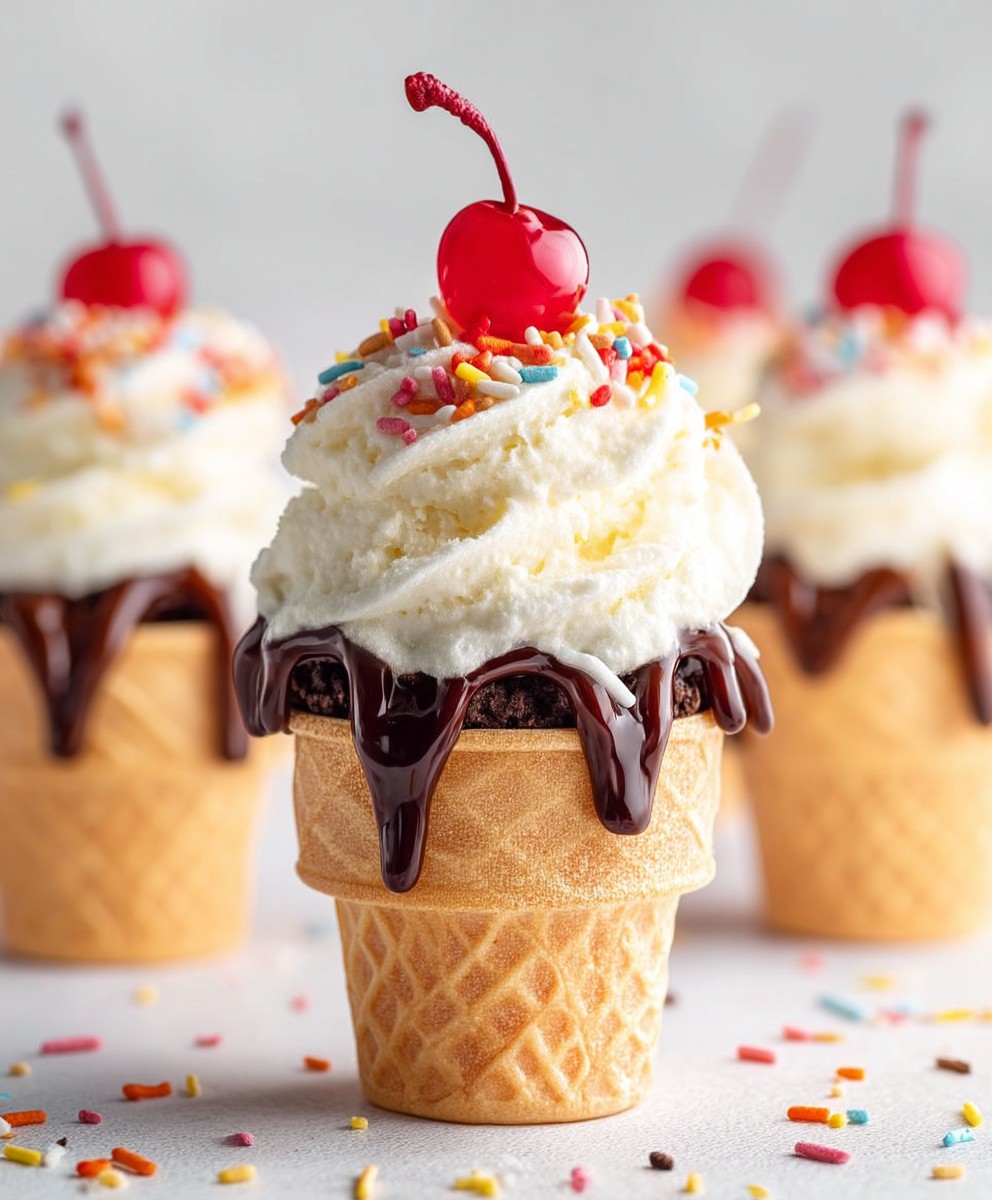 Ice Cream Cone Cupcakes
