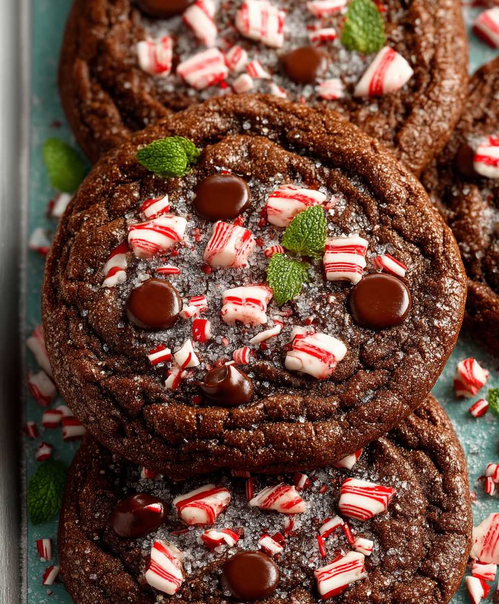 Chocolate Peppermint Cookies