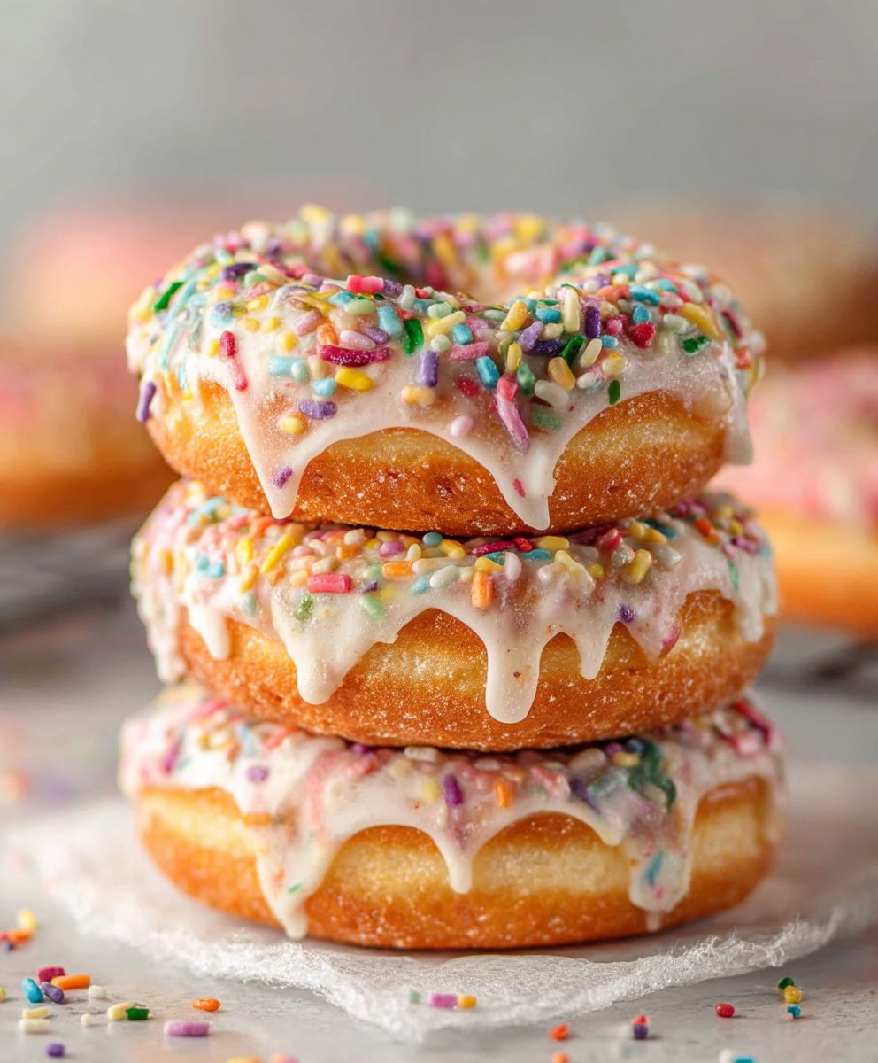 Funfetti Baked Donuts