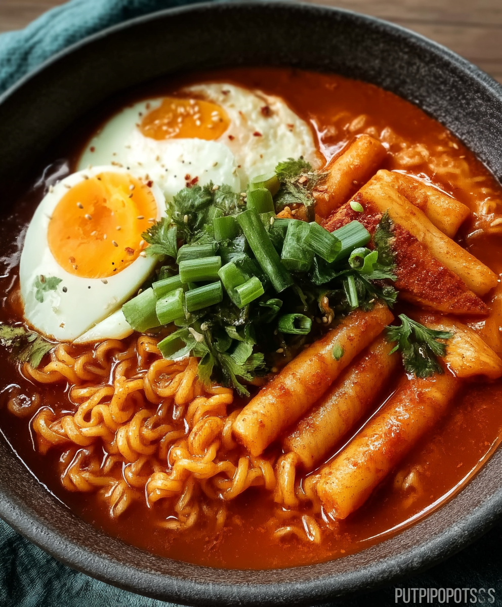 Easy Korean Rabokki