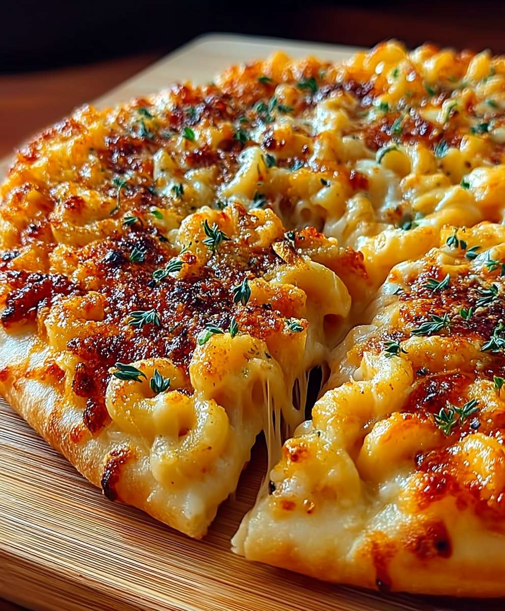 Macaroni Cheese Pizza