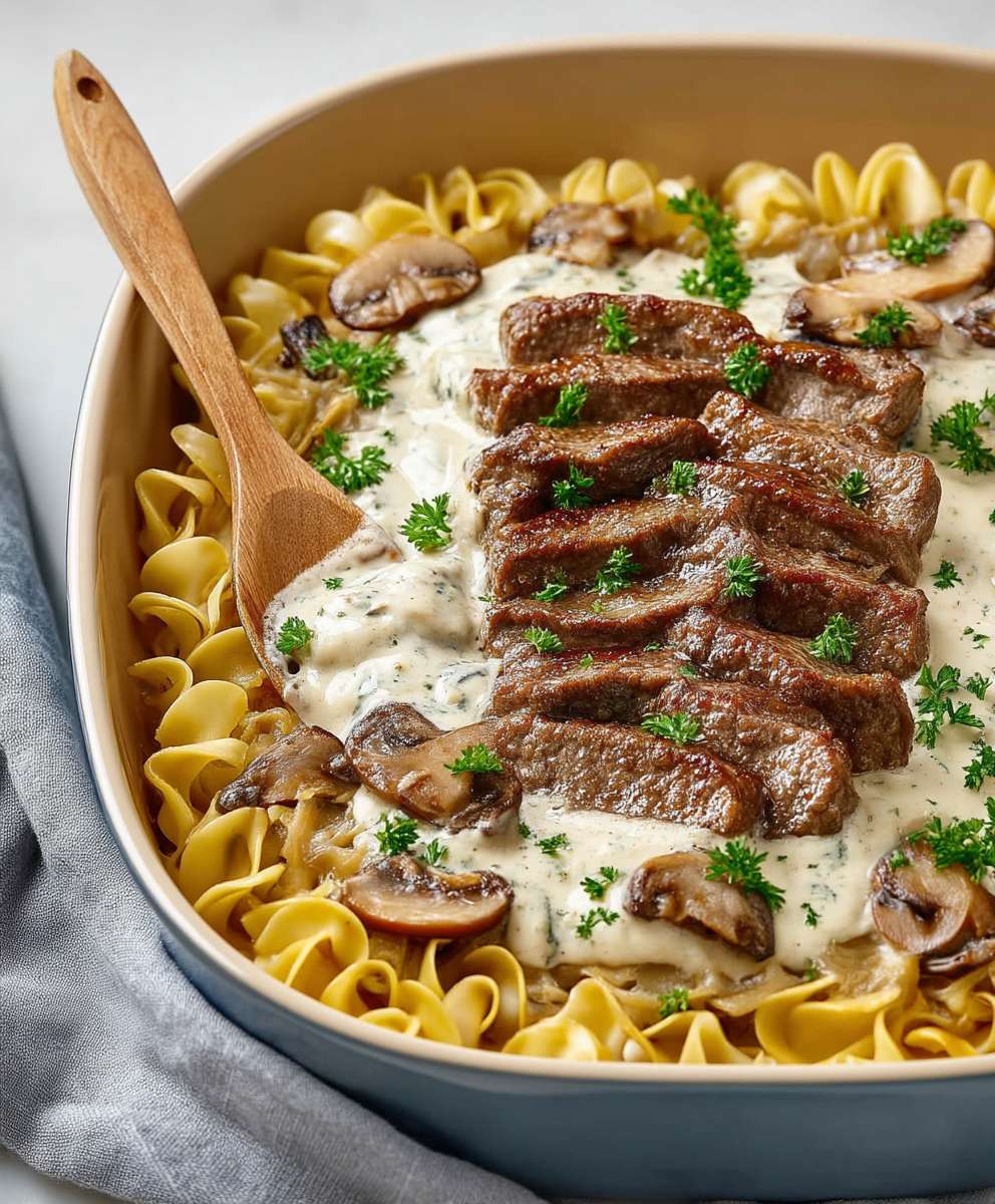 Beef Stroganoff Casserole
