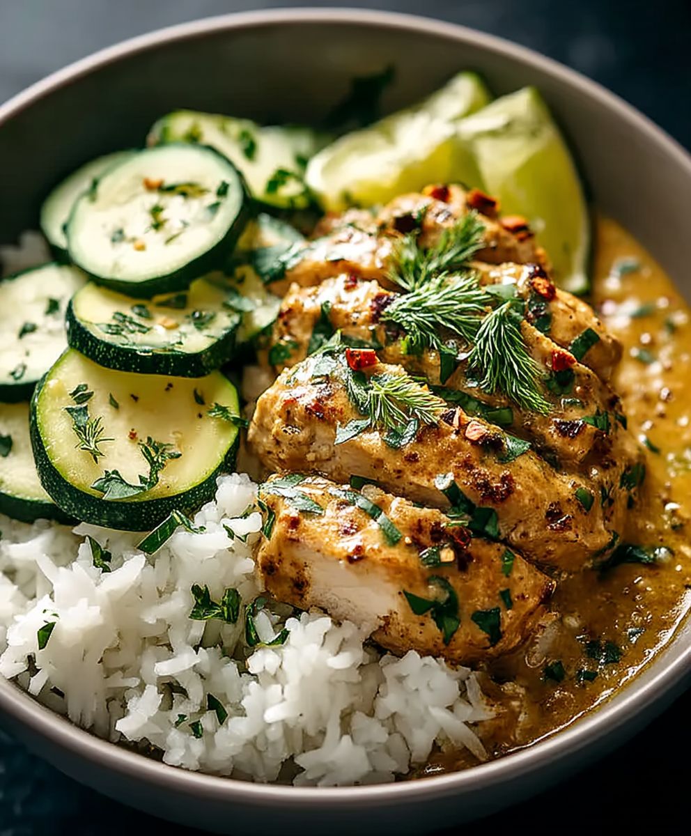Lemongrass Chicken with Rice