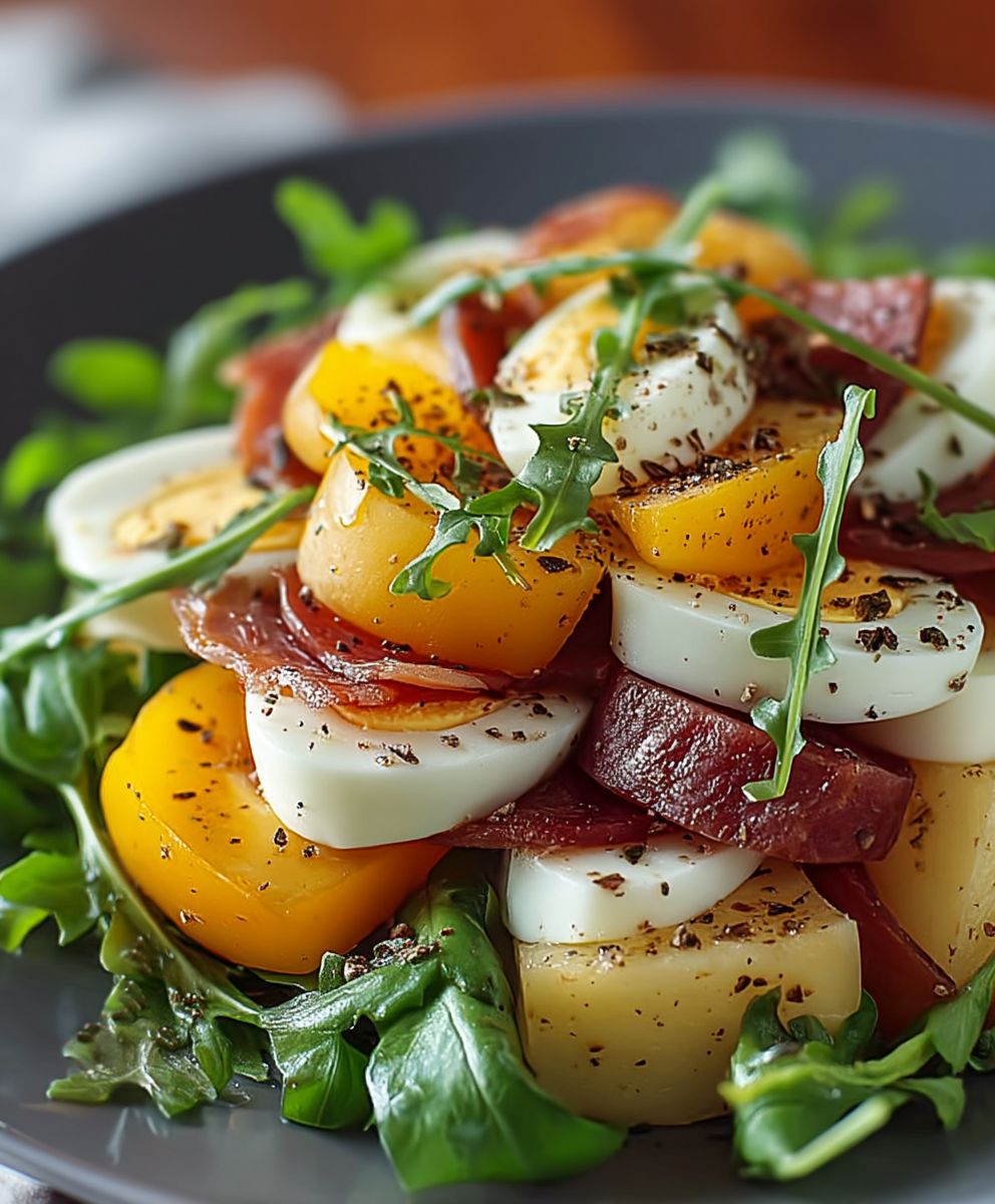 Layered Brunch Salad