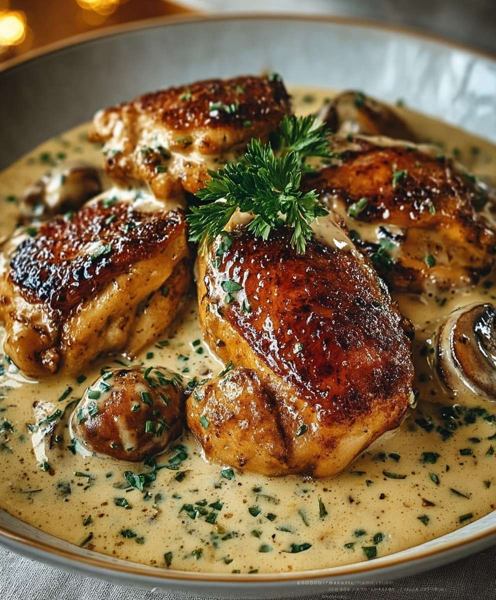 Irish Chicken Whiskey Cream