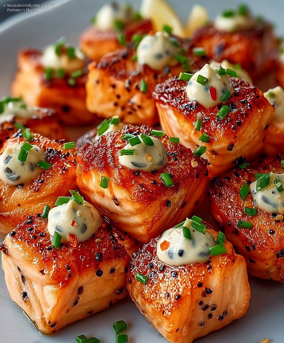 Spicy Salmon Bites