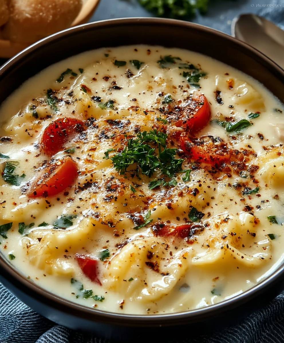 White Lasagna Soup