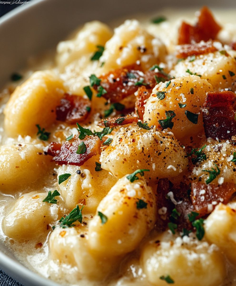 Gnocchi Carbonara
