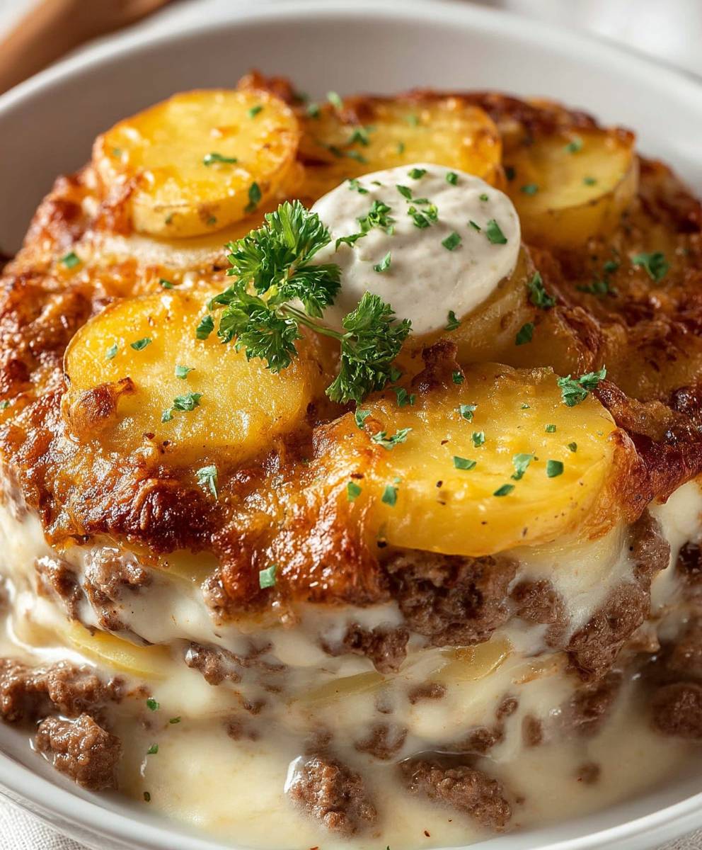 Hamburger Potato Casserole