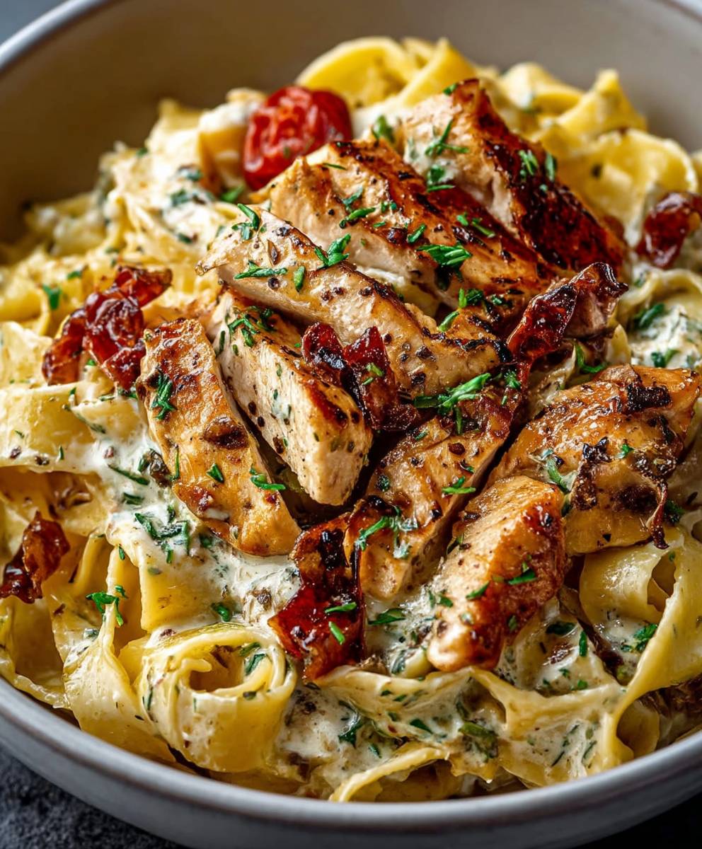 Chicken Boscaiola Pasta