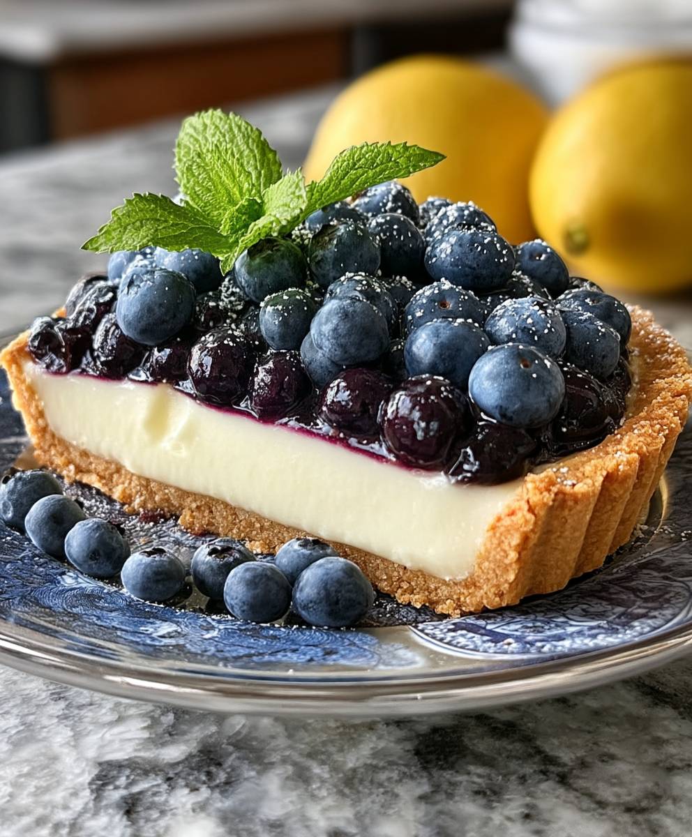 Lemon Blueberry Tart
