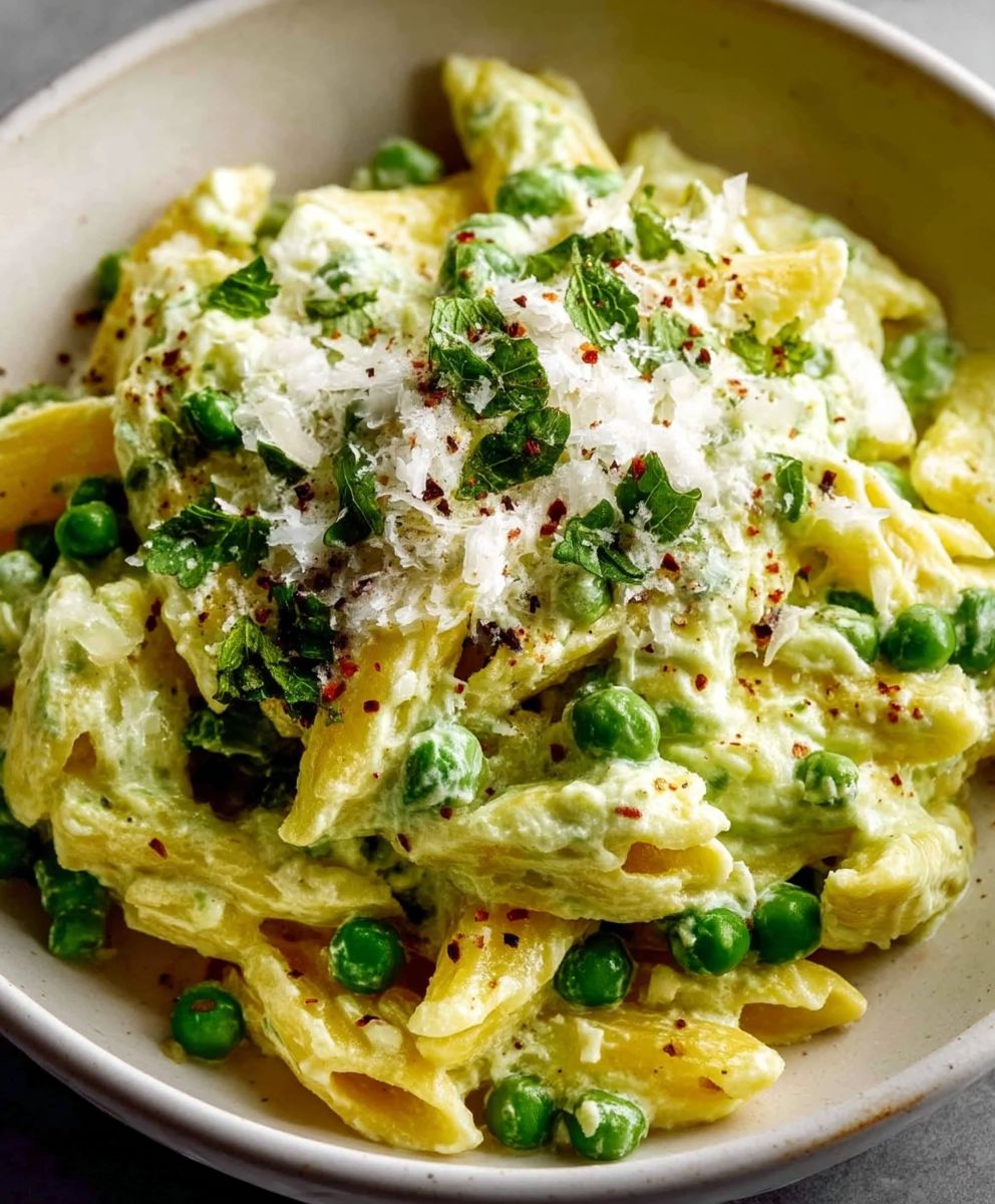 Ricotta Pea Pasta