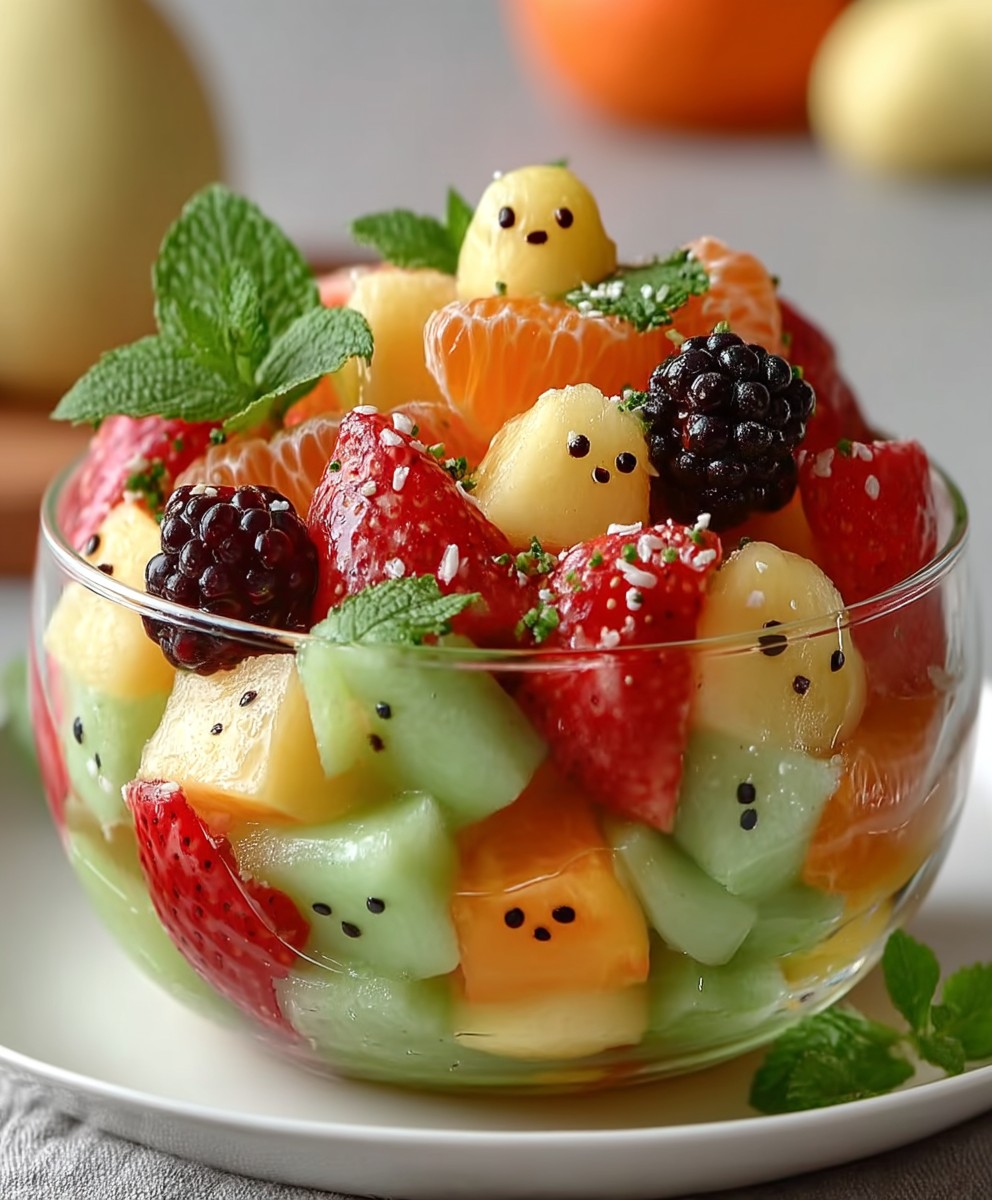 Easter fruit salad