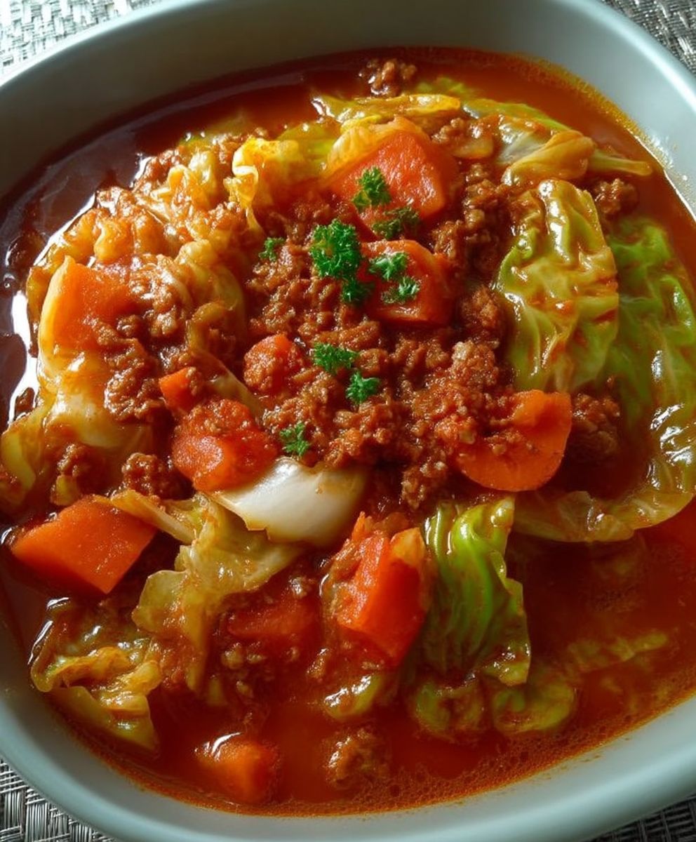 Cabbage roll soup
