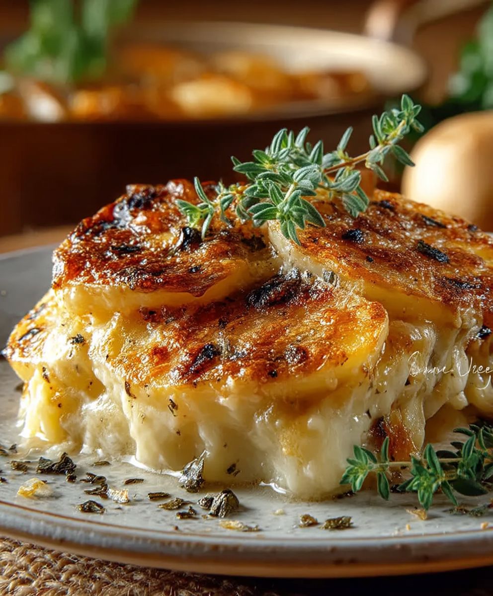 Garlic Scalloped Potatoes
