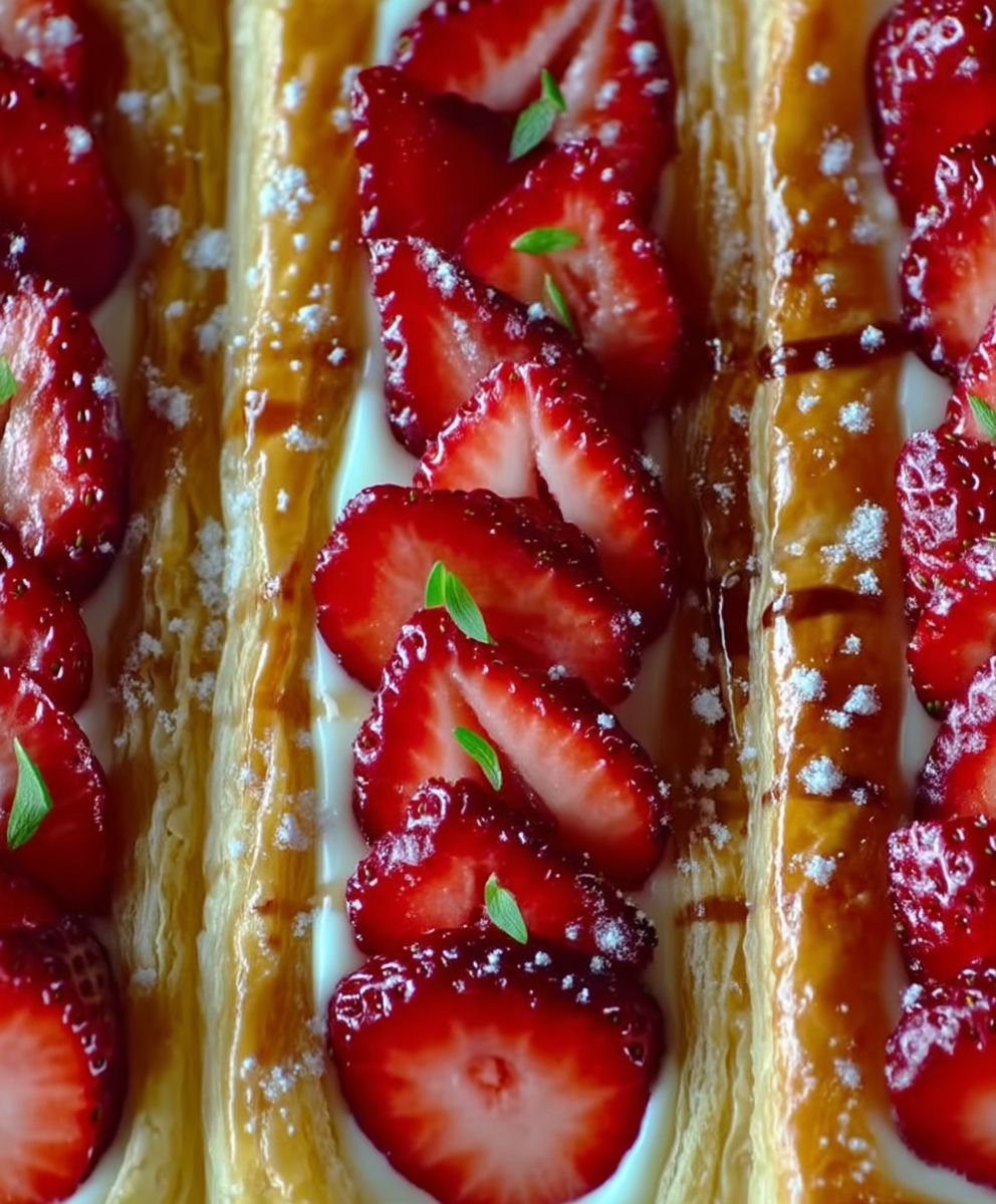 Strawberry Breakfast Pastry