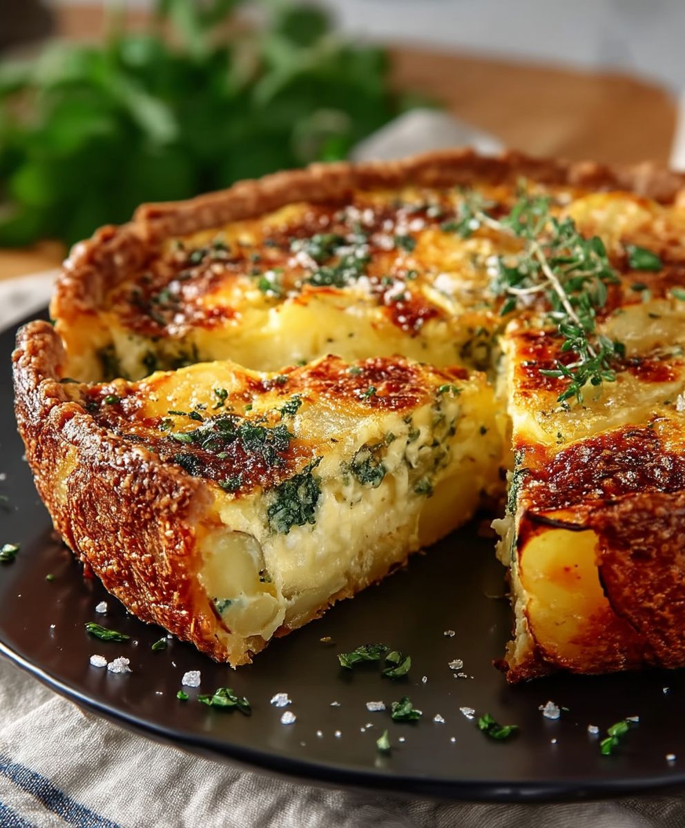 Potato Crusted Quiche