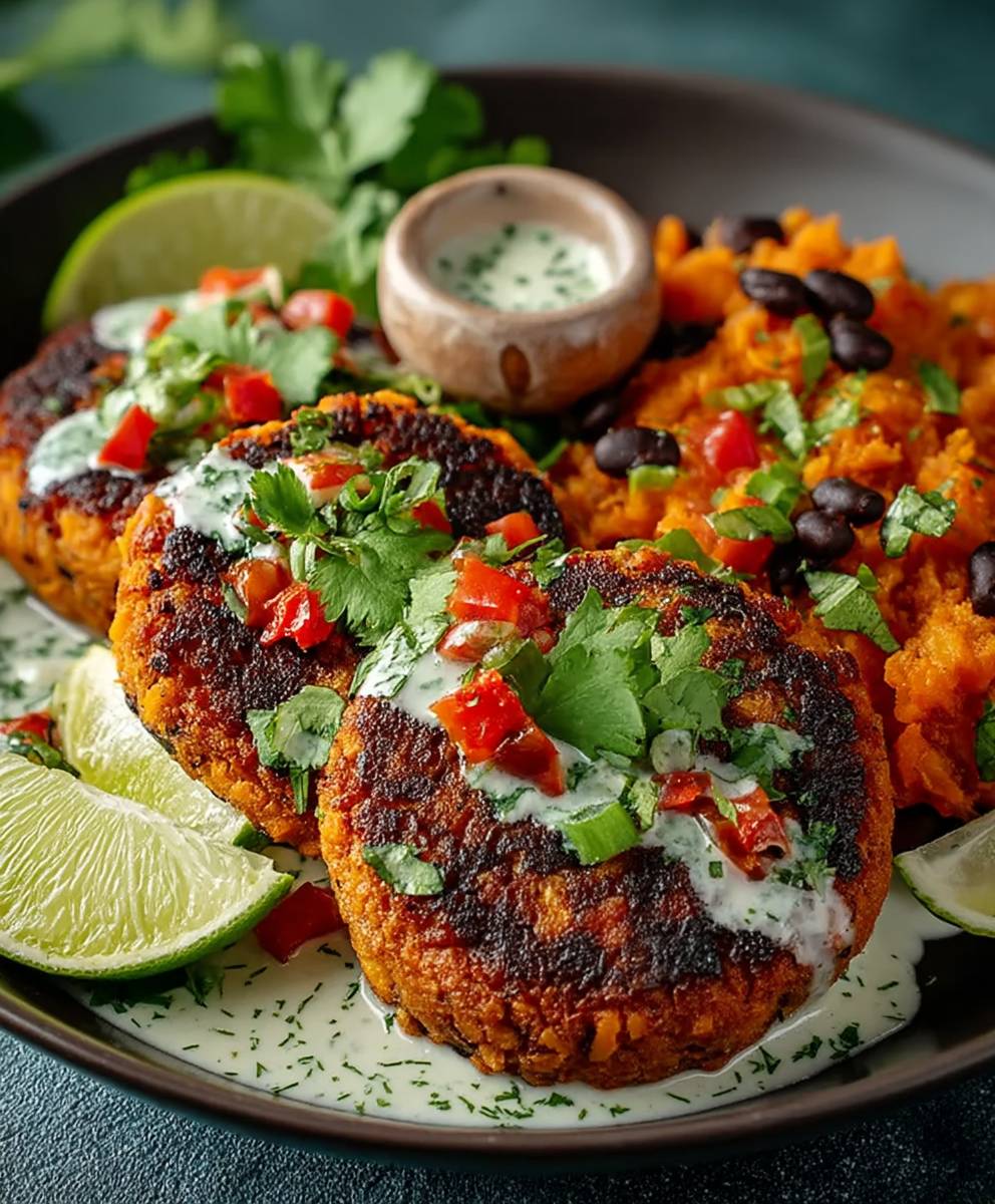 Sweet Potato Black Bean Patties