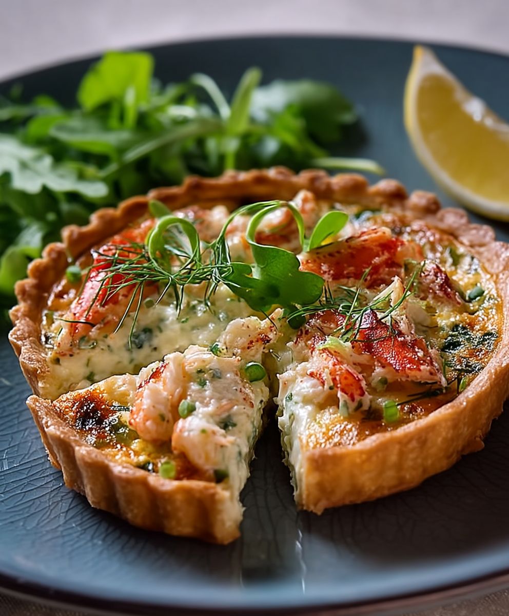 Crab Tarragon Tart