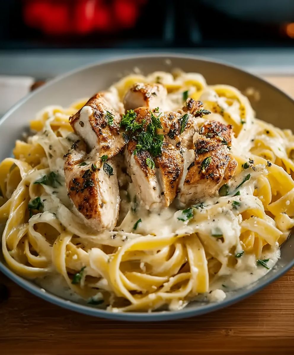 Chicken Fettuccine Alfredo