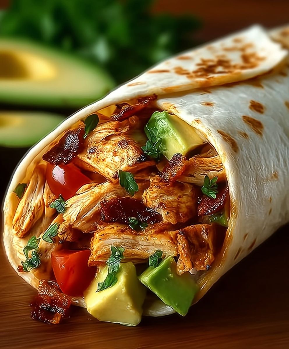 Chicken Avocado Wraps