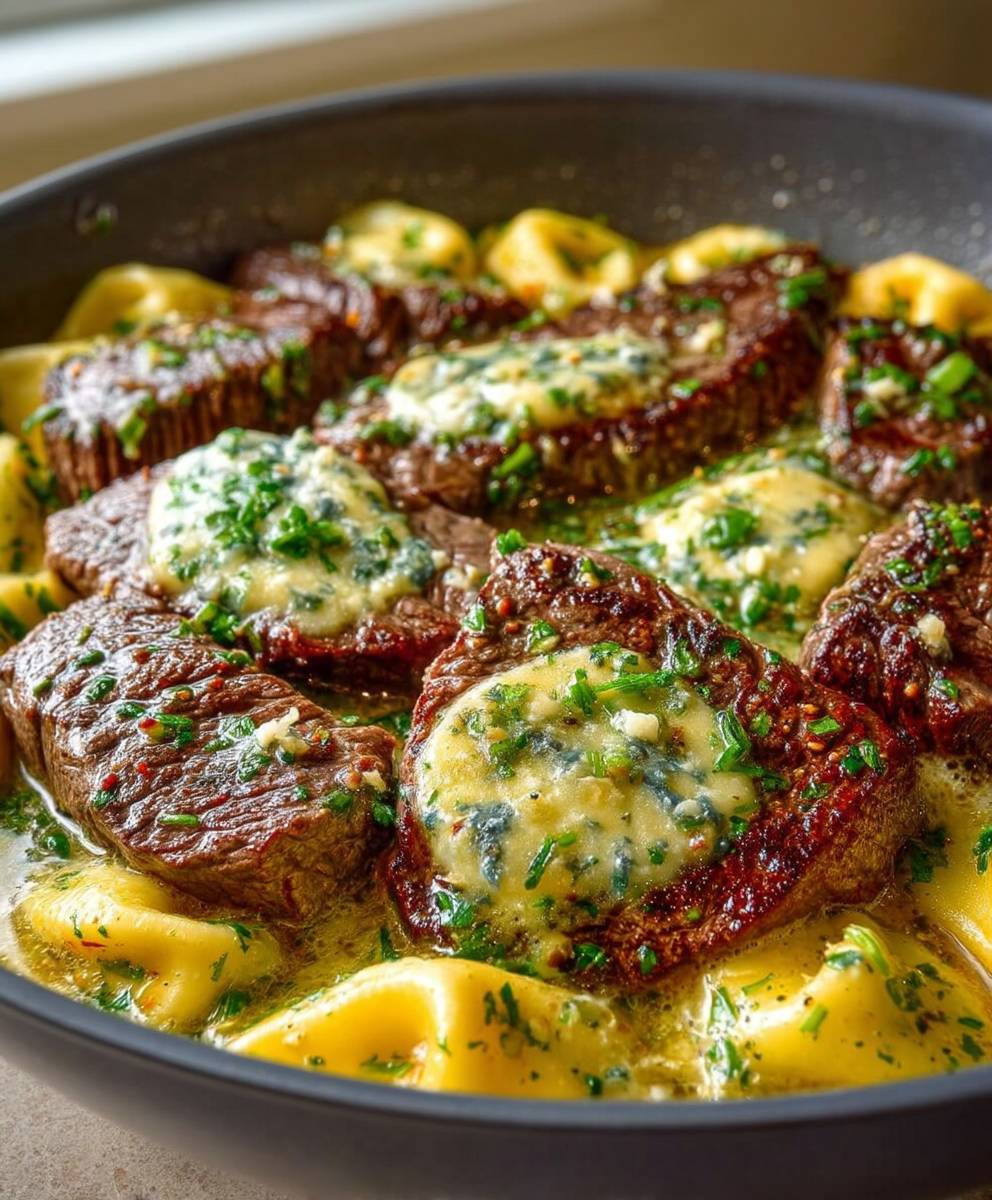 Garlic Butter Steak Skillet