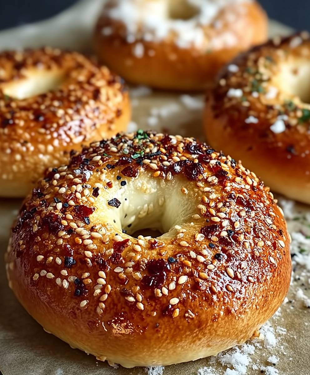 Sourdough Bagels Homemade