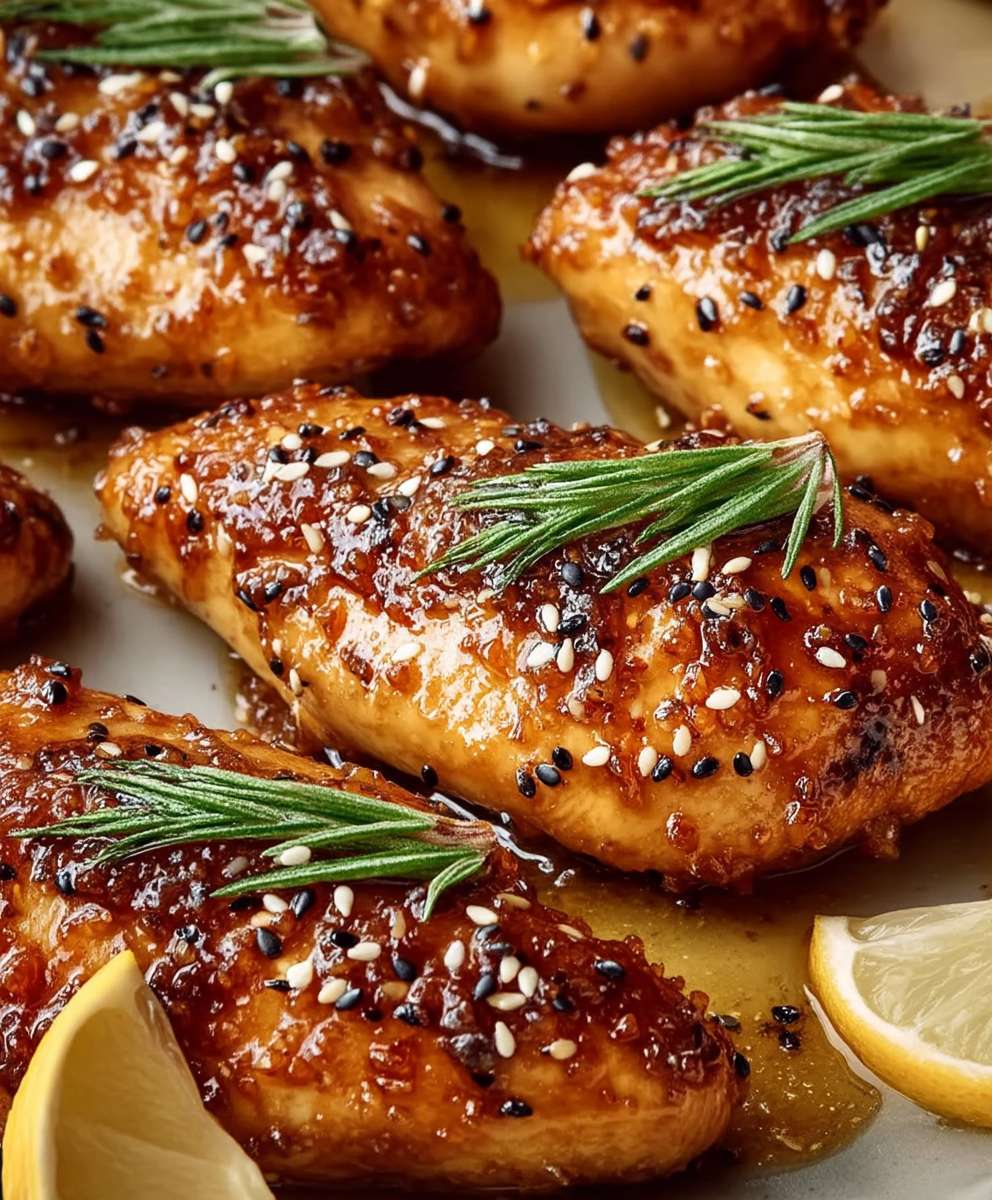 Honey Dijon Glazed Chicken