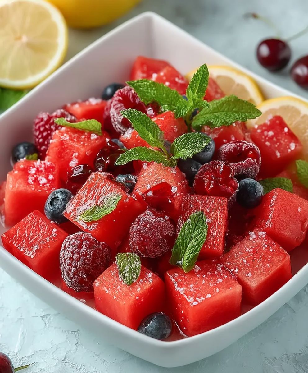Berry Watermelon Salad