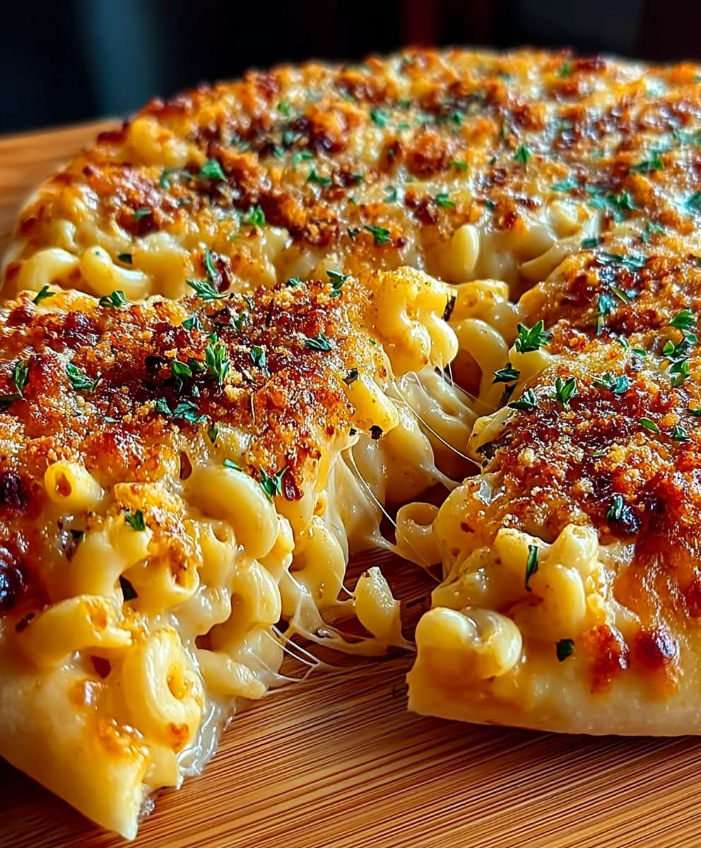 Macaroni Cheese Pizza