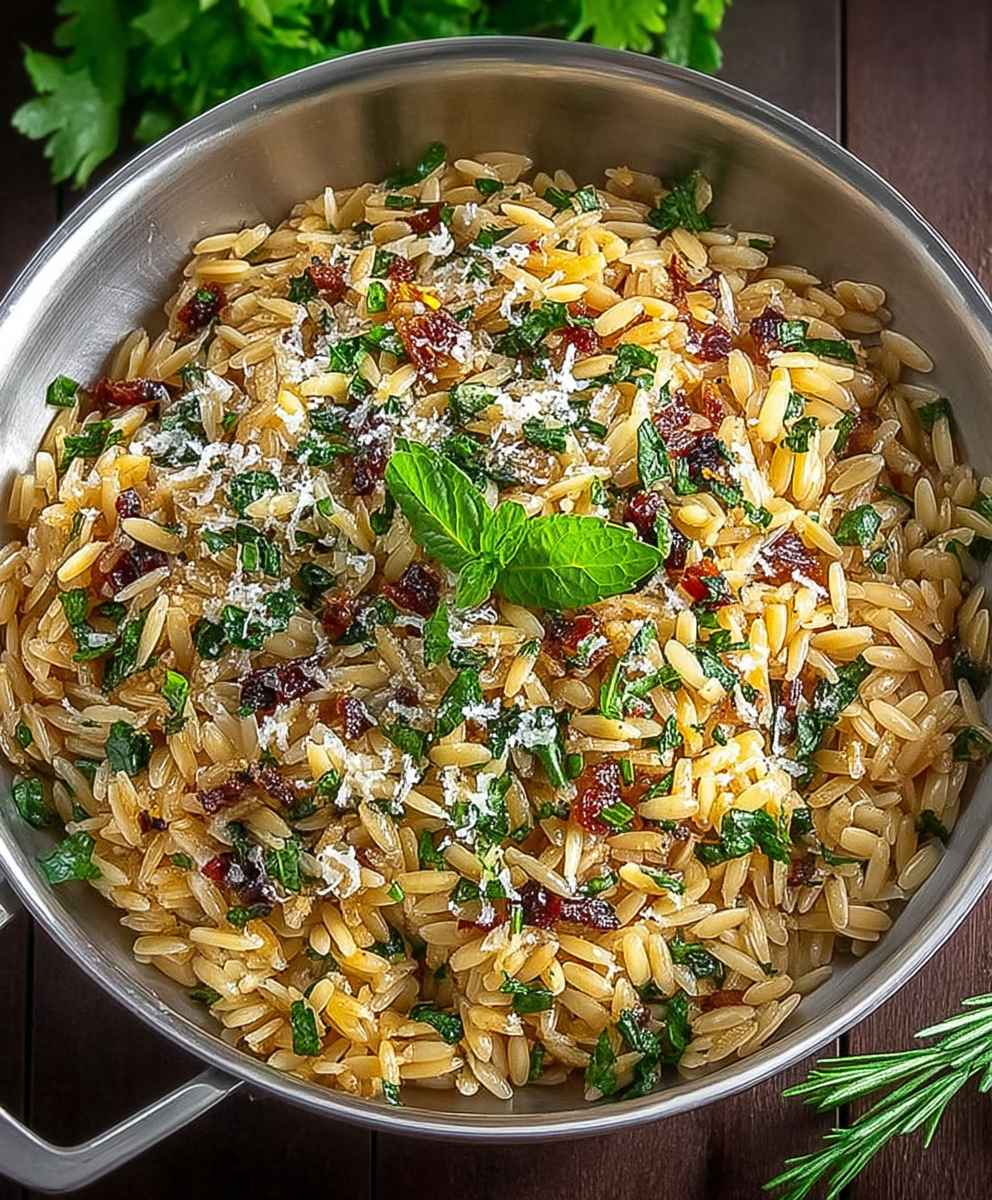 Toasted Orzo with Parmesan