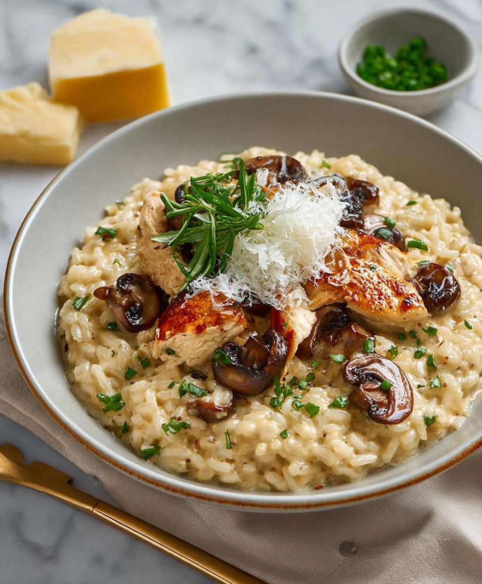 Chicken Mushroom Risotto