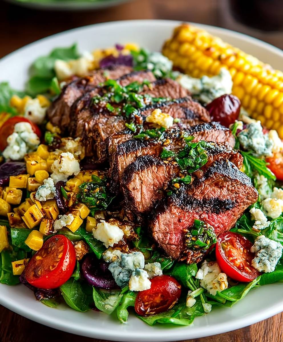 Balsamic Steak Gorgonzola Salad