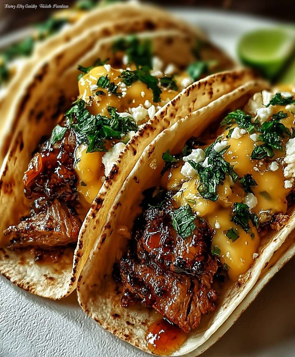 Garlic Butter Beef Tacos