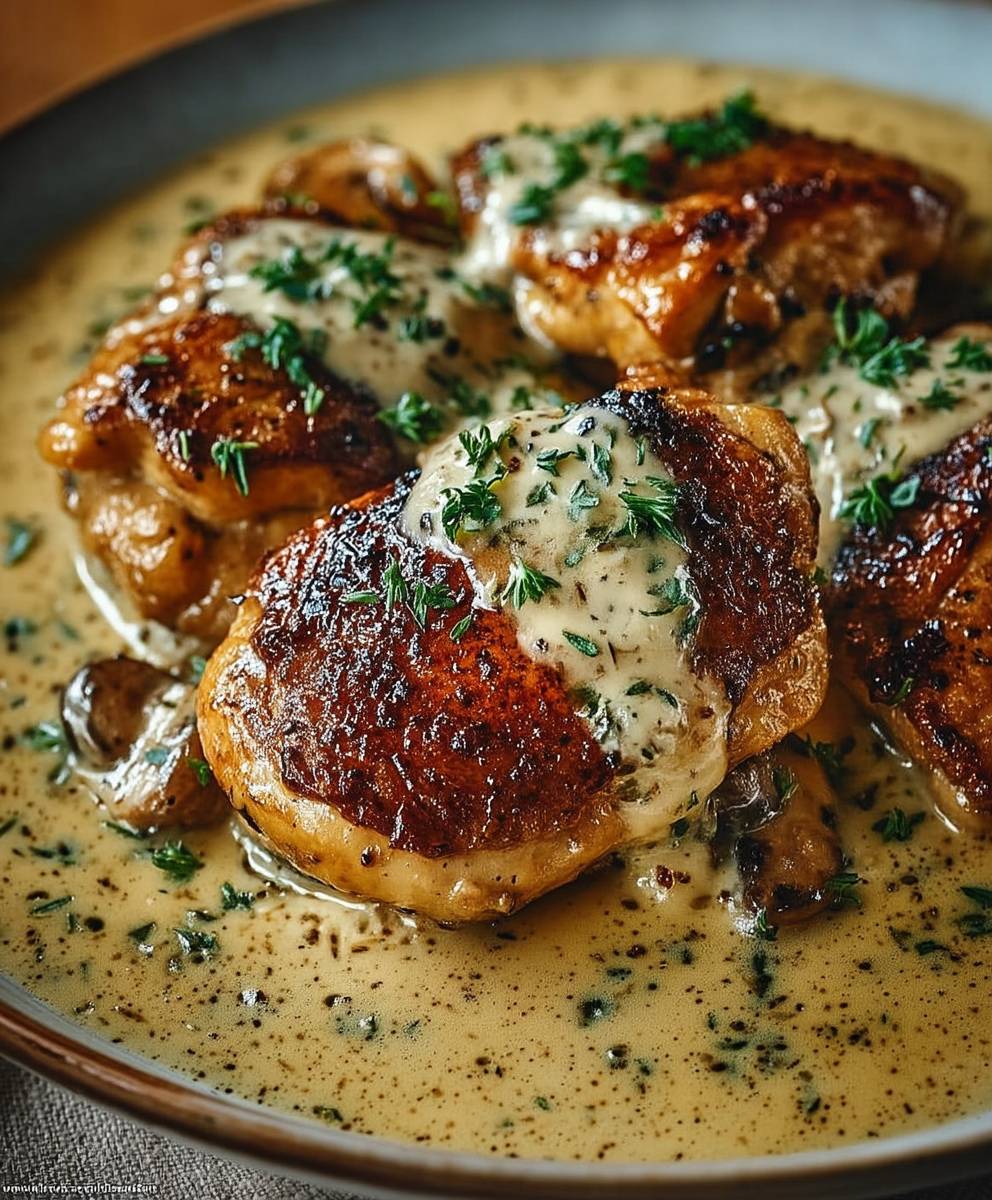 Irish Chicken Whiskey Cream