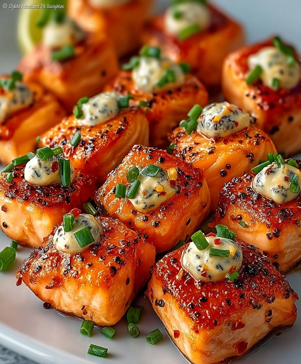Spicy Salmon Bites