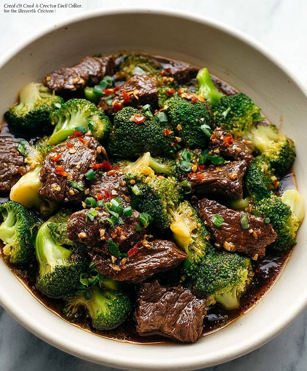 Slow Cooker Beef Broccoli