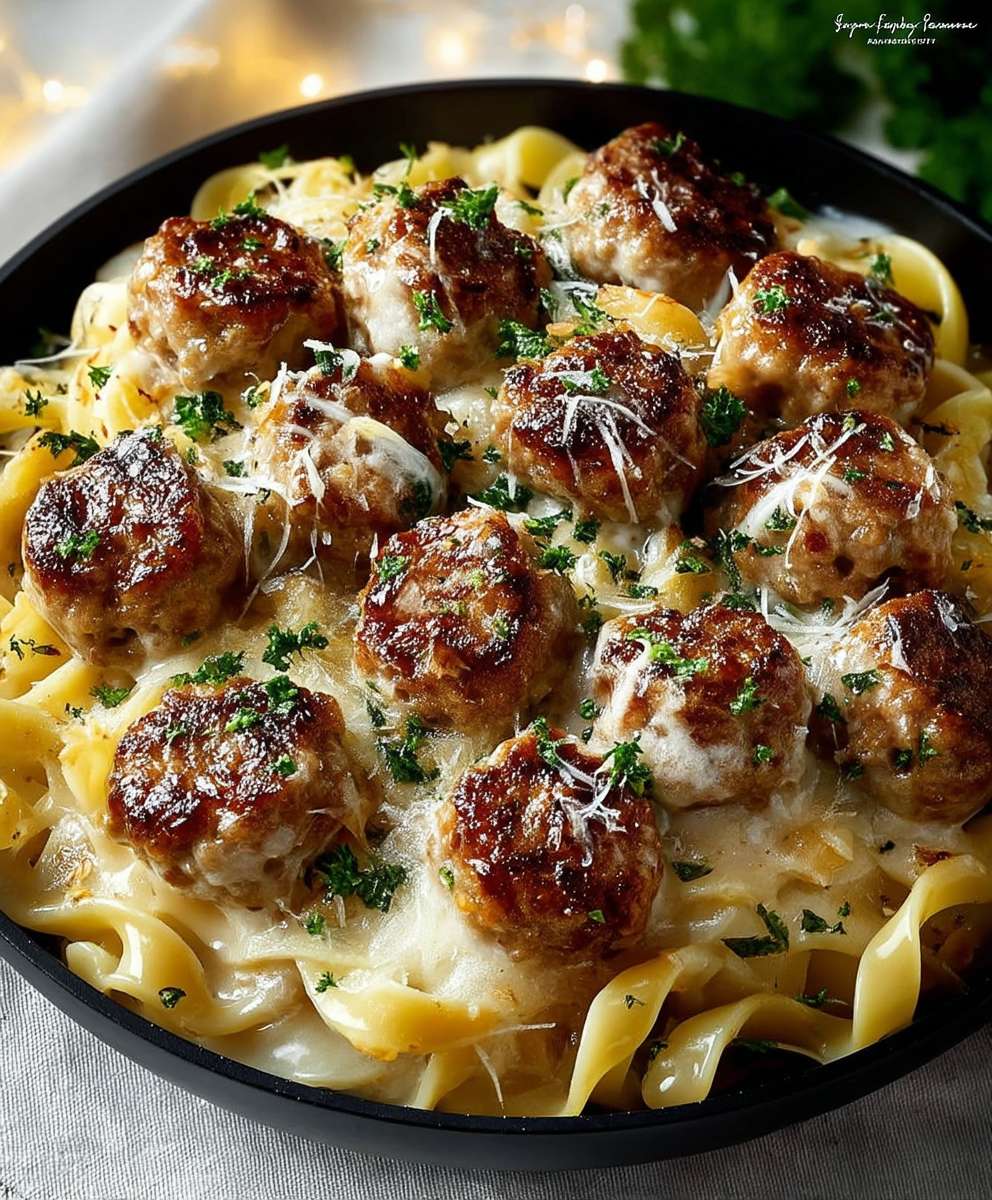 Garlic Butter Sausage Pasta